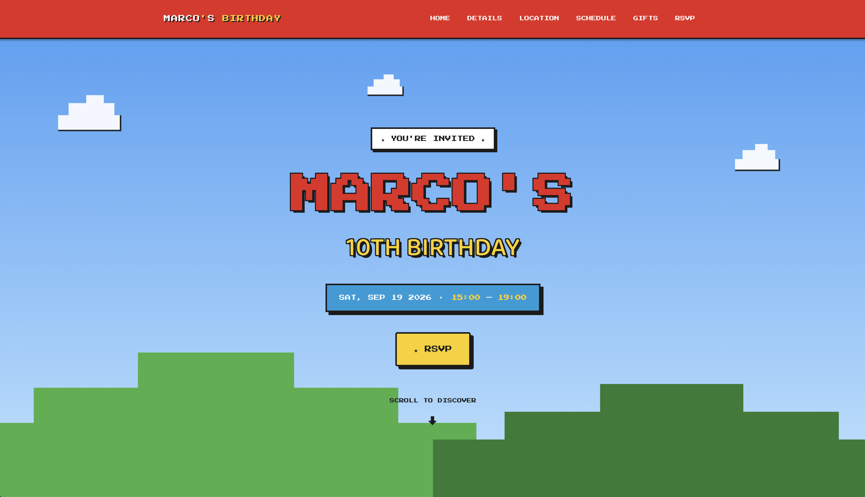 Compleanno di Marco — Evento